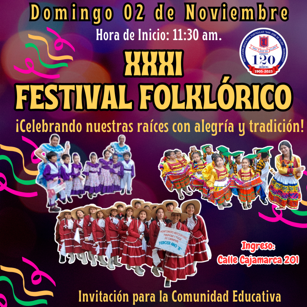 festival folklorico iep san jose de cluny 2025